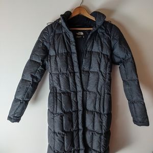 The North Face Long Down Coat - Women's M Navy